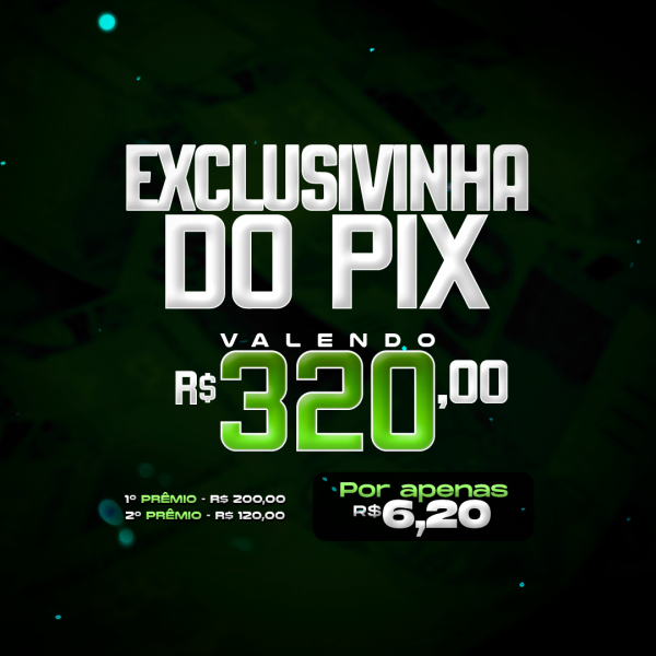 01º RAPIDINHA VALENDO R$ 320,00 EM 2 PRÊMIOS! 