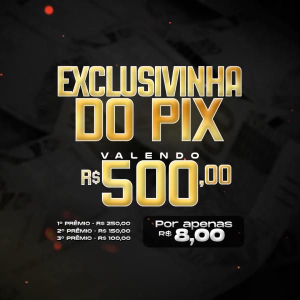 02º RAPIDINHA VALENDO R$ 500,00 EM 3 PRÊMIOS! 